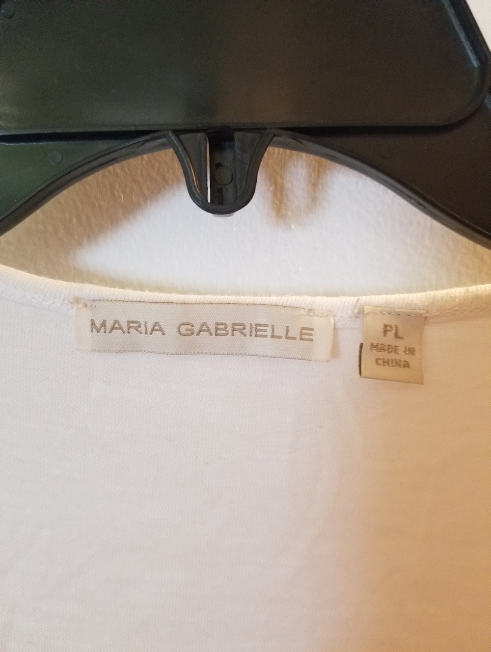 Maria Gabrielle White Floral Applica Blouse - Picture 3 of 6